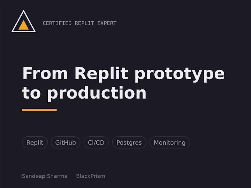 Cover image for Replit App Development & Production Migration