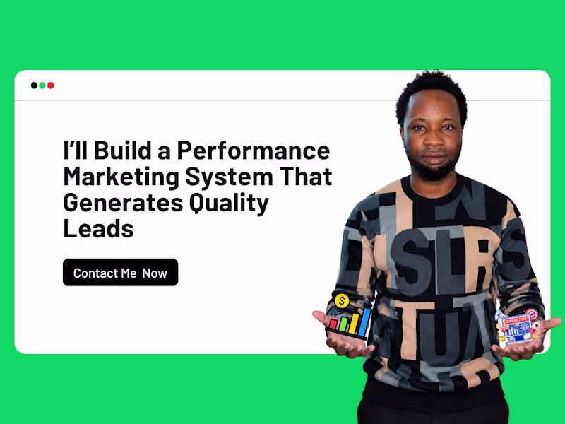 Cover image for I’ll Build a Performance Marketing System for Quality Leads