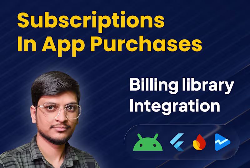 Cover image for In app purchases and subscriptions using play billing library.