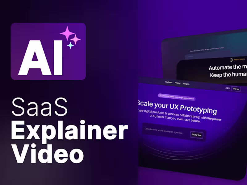 Cover image for SaaS Explainer Video | Product Demo Video | UI Motion Graphics