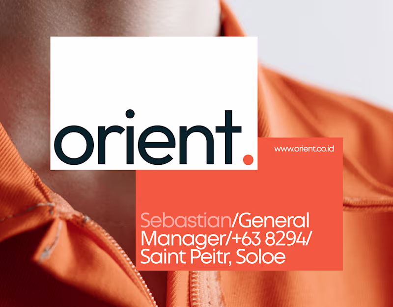 Cover image for Orient - FASHION E-COMMERCE IDENTITY