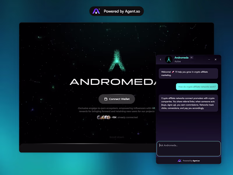 Cover image for Custom AI Agent for Andromeda