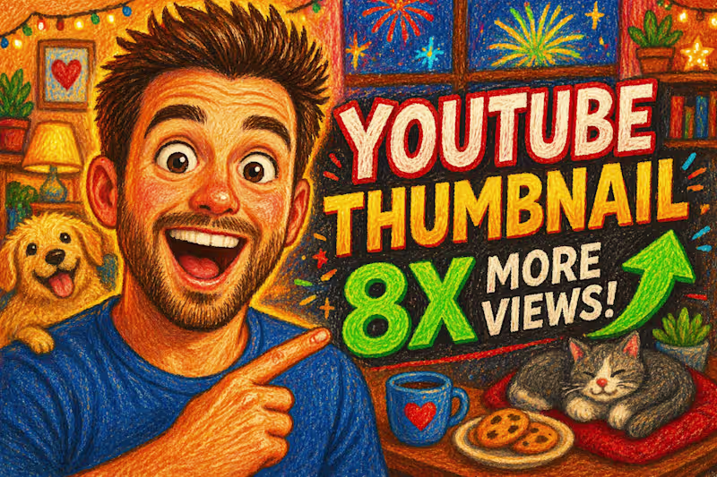 Cover image for Designed a high-converting YouTube thumbnail