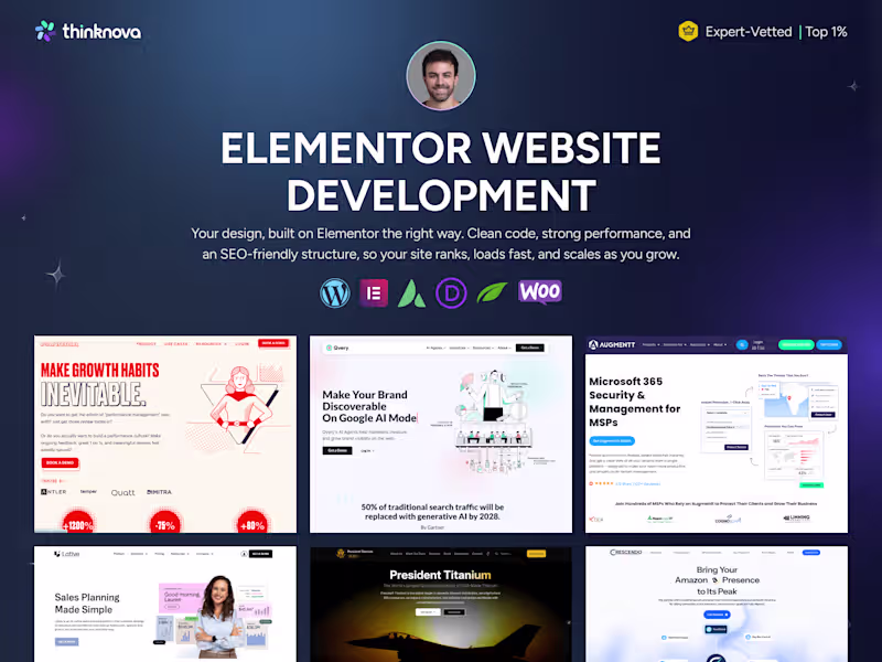 Cover image for Elementor Website Development