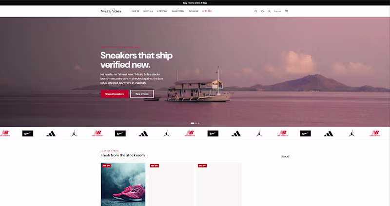 Cover image for Built a complete sneaker e-commerce