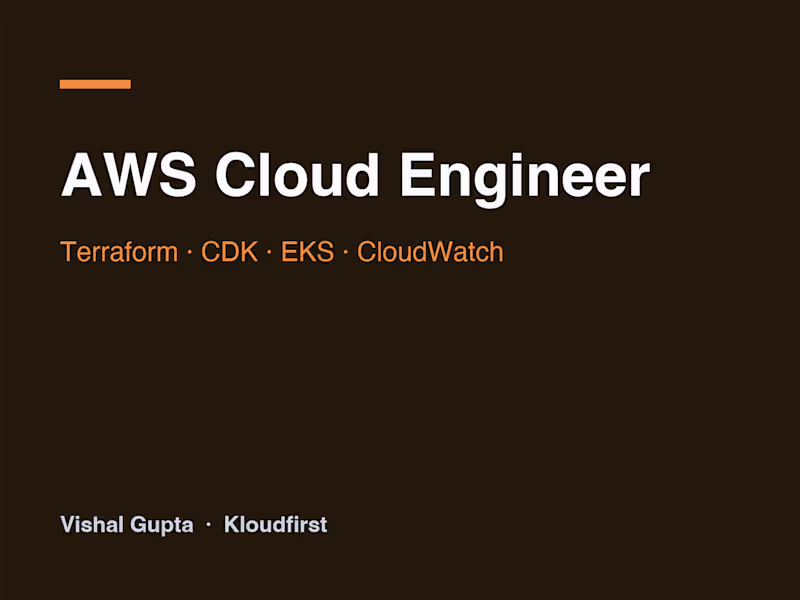 Cover image for AWS Cloud Engineer: Terraform, DevOps and Cost Optimisation