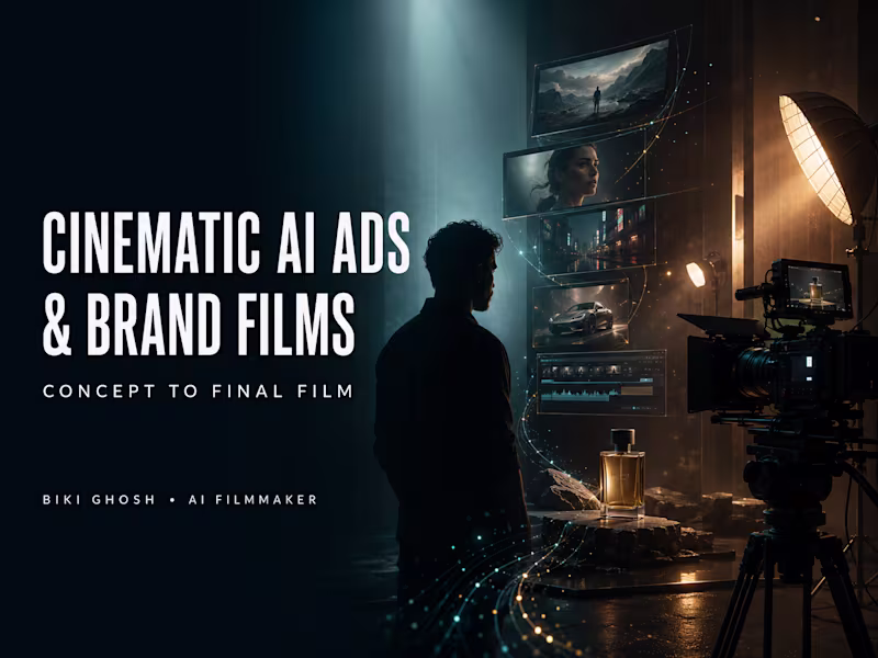 Cover image for Cinematic AI Ads & Brand Films for Social Media