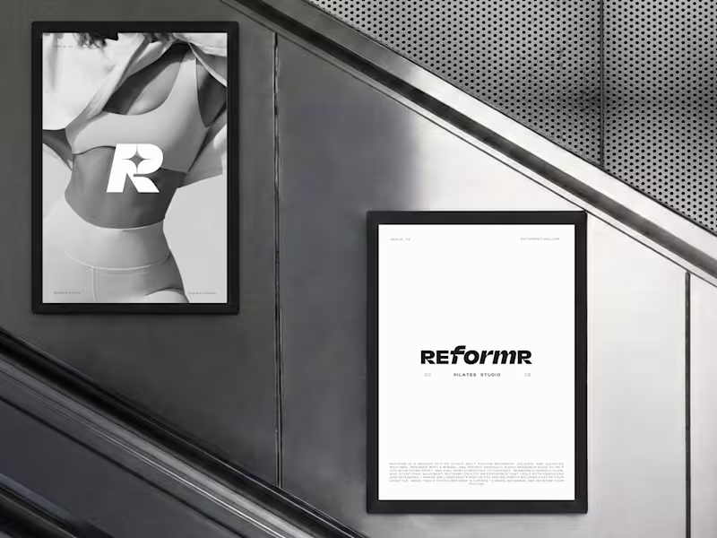 Cover image for REFORMR — Pilates Studio Brand
