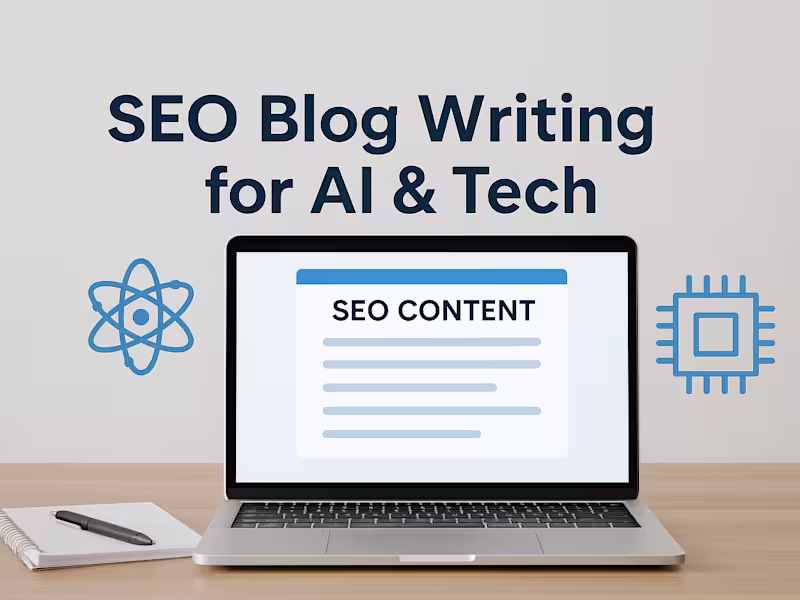 Cover image for SEO Blog & Content Writing for AI Tools and Tech.