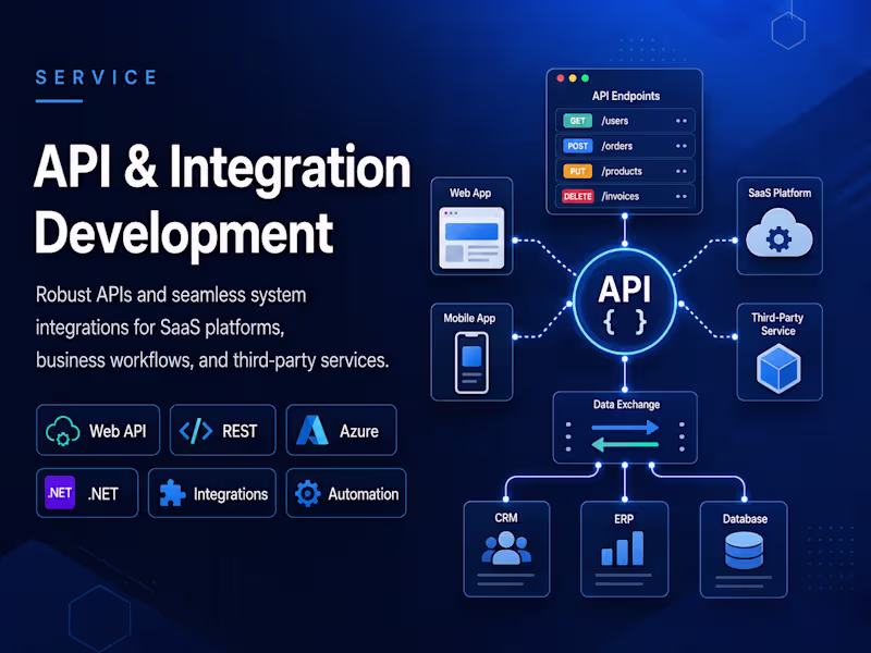 Cover image for API & Integration Development