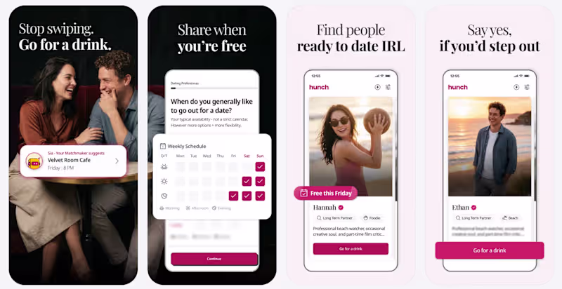 Cover image for Hunch: Poll-Based Dating App