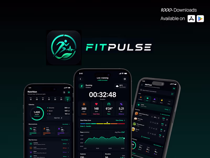 Cover image for FitPulse - AI Fitness &