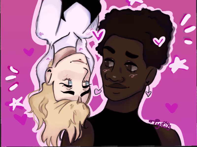 Cover image for Gwen and Miles Fanart!!