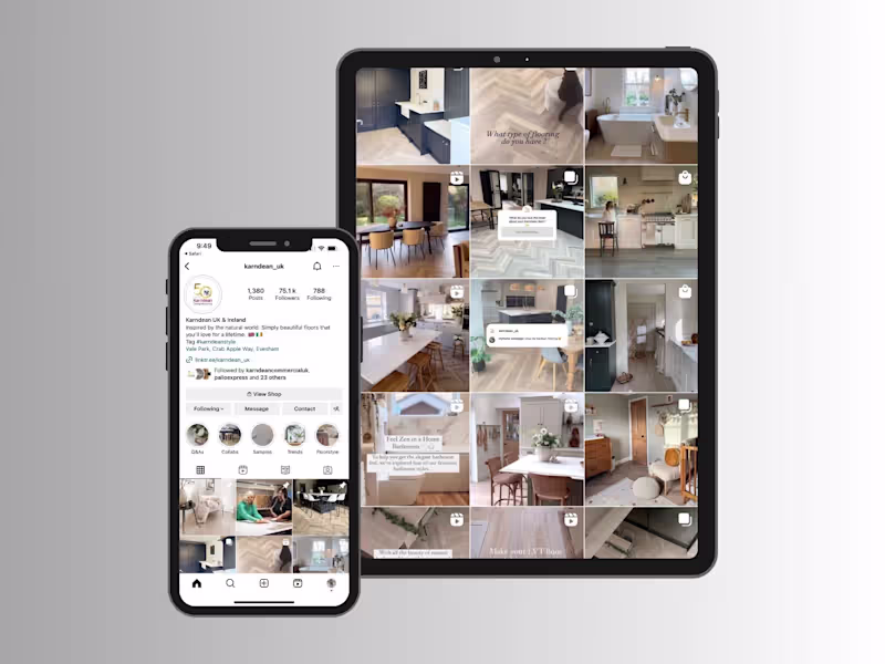 Cover image for Social Media Strategy for Karndean Designflooring