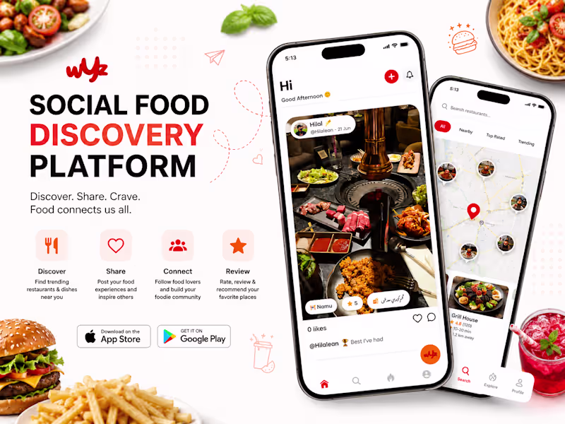 Cover image for Social Food Discovery & Restaurant