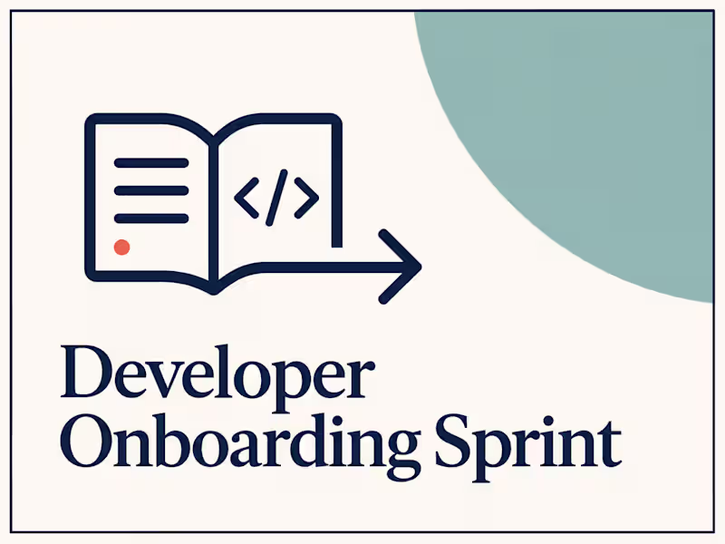 Cover image for Developer Onboarding Sprint