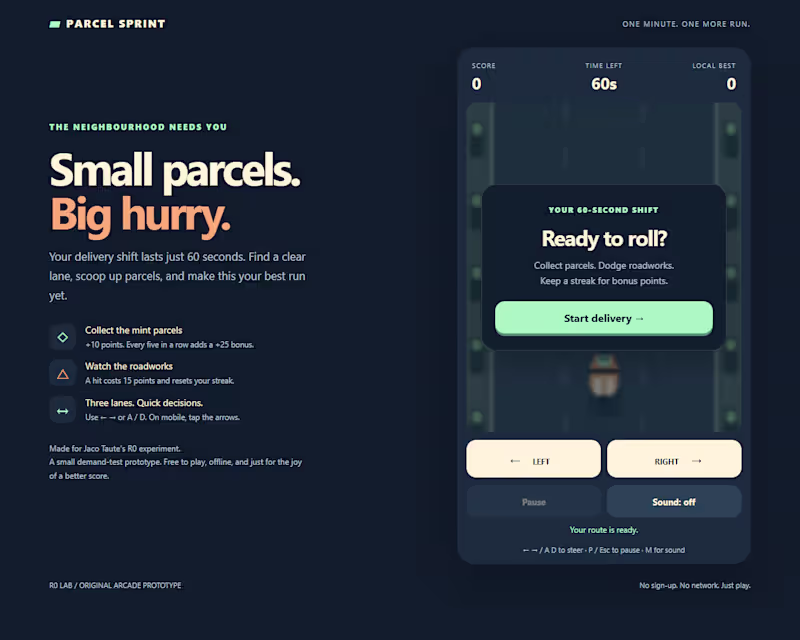 Cover image for Small browser-game prototype in HTML, CSS and JavaScript