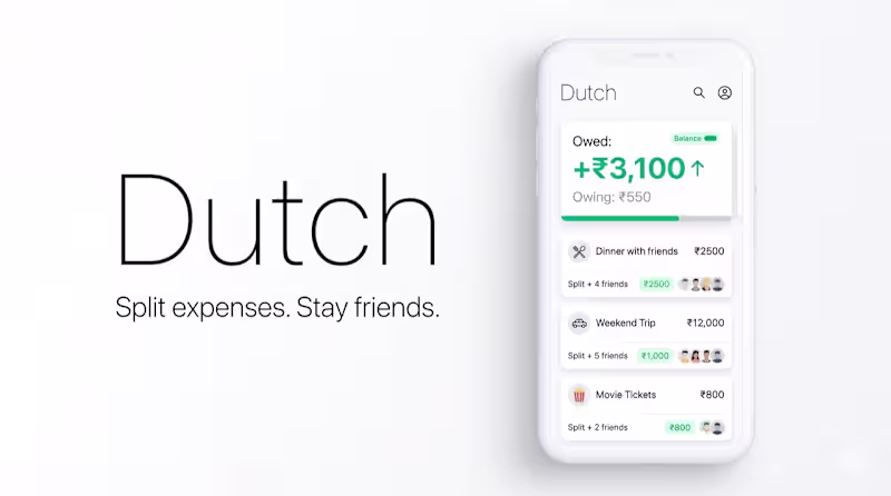 Cover image for Dutch, a Splitwise-style expense splitter