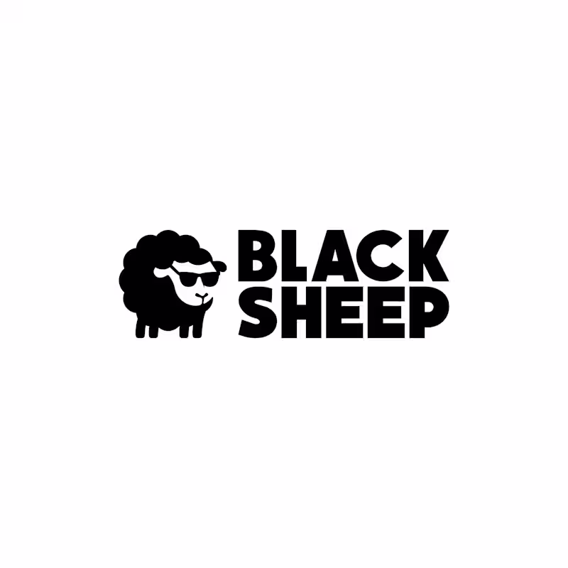 Cover image for Black Sheep – Bold Brand Logo