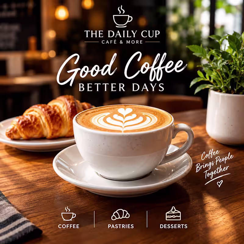 Cover image for A premium coffee social media