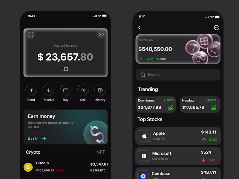 Cover image for Defi wallet mobile app