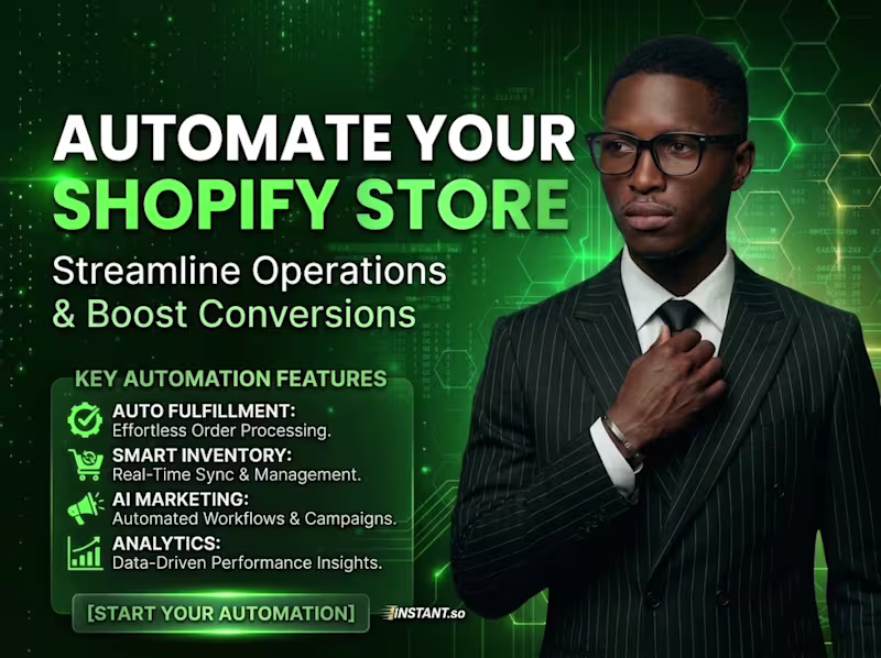 Cover image for Shopify Business Automation (Shopify Flow) — Save Hours Weekly