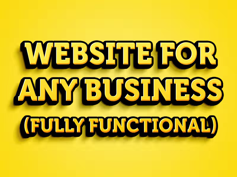 Cover image for Get Your Eye-catching Fully Functional Responsive Website