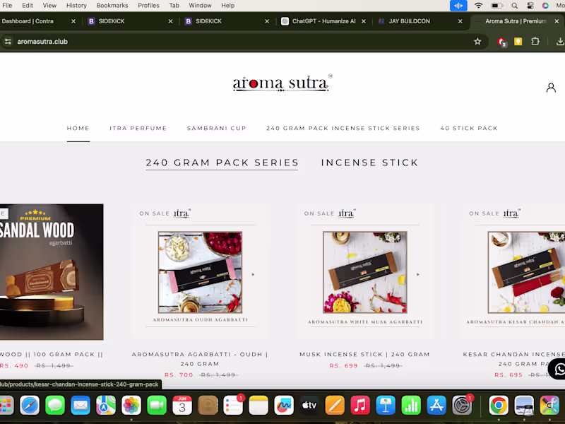 Cover image for Aroma Sutra | Premium Incense Sticks