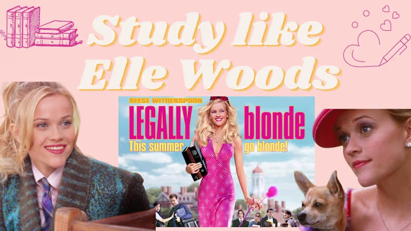 Cover image for ✨How to Study Like Elle Woods from Legally Blonde✨ - YouTube