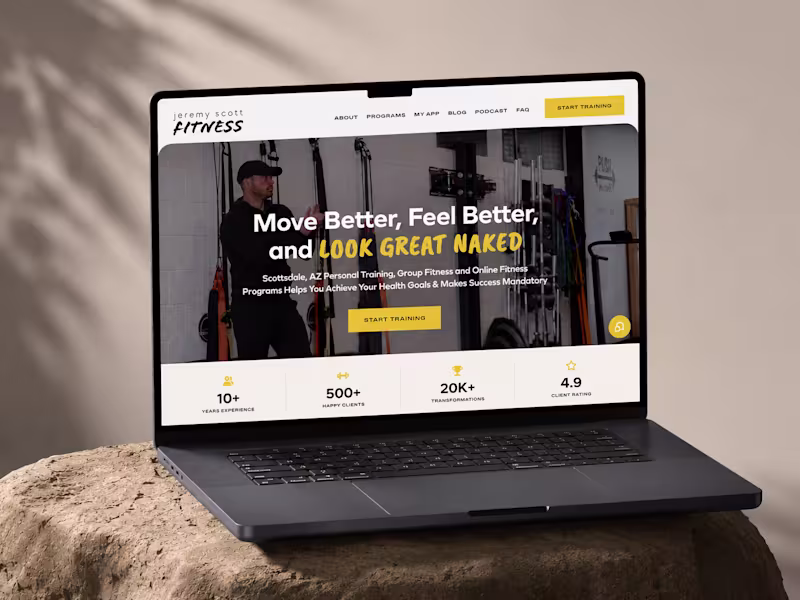 Cover image for A successful fitness website should