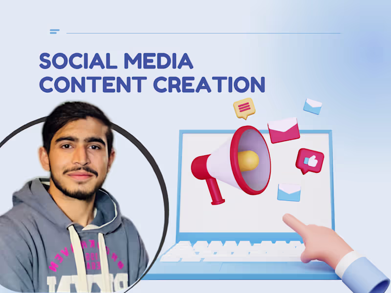 Cover image for Social Media Content Creation Service-Elevate Your Brand Online