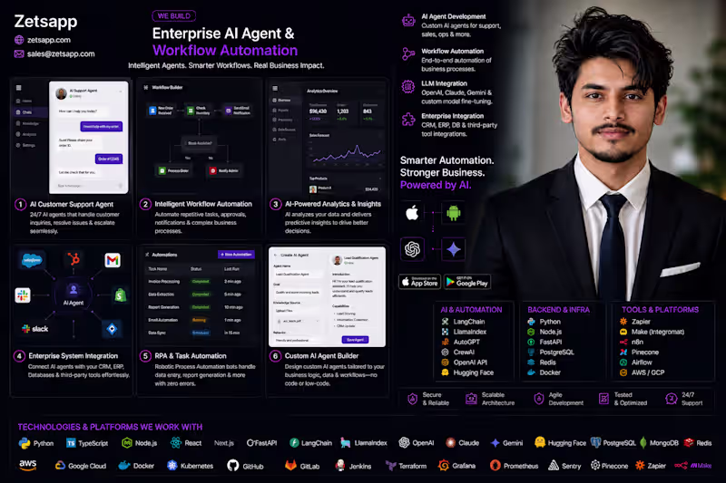 Cover image for Enterprise AI Agent & Workflow Automation