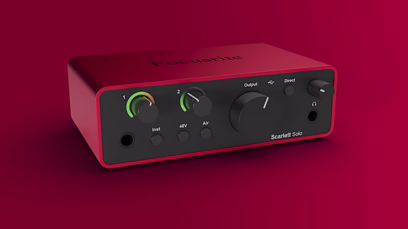 Cover image for Focusrite Scarlett Solo 4th Gen :: Behance