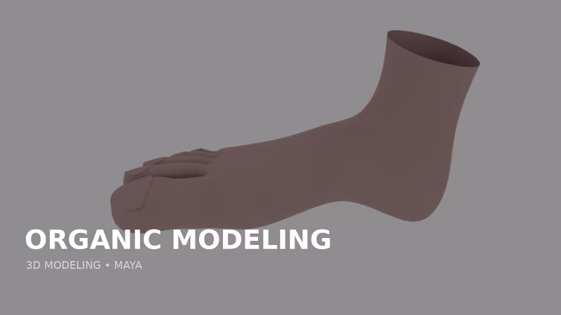 Cover image for Organic form study demonstrating modeling