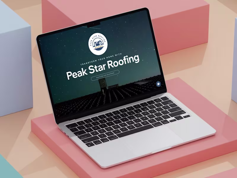 Cover image for Peak Star Roofing Meets Wix Studio