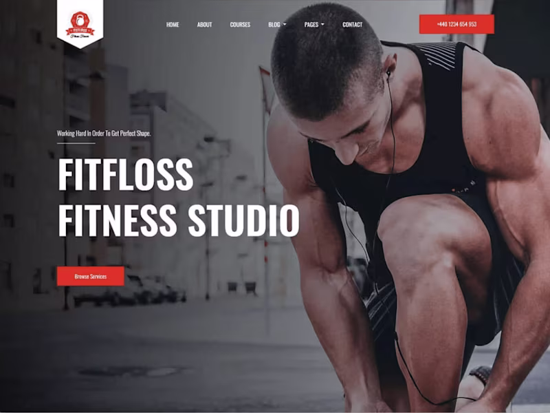 Cover image for GYM Website