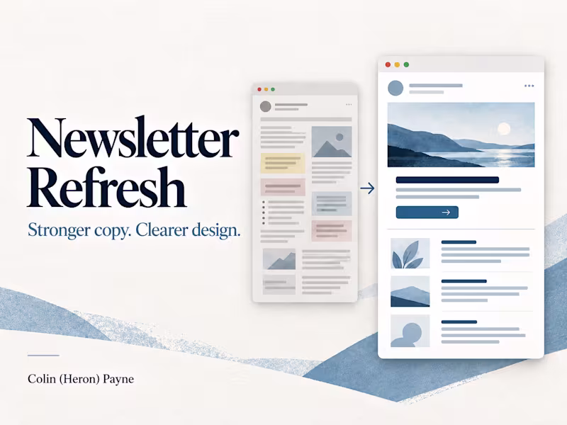 Cover image for Newsletter Refresh