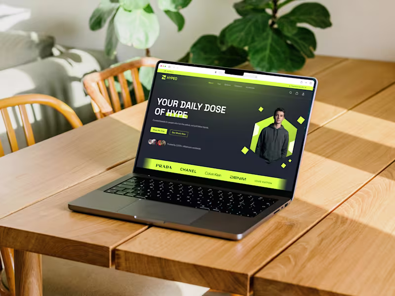 Cover image for HYPEO - Streetwear Ecommerce Website