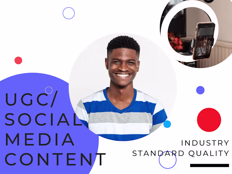 Cover image for UGC/Social Media Content Portfolio