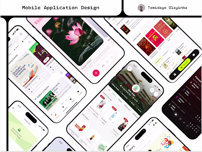 Cover image for End-to-End Mobile App Design (iOS & Android)