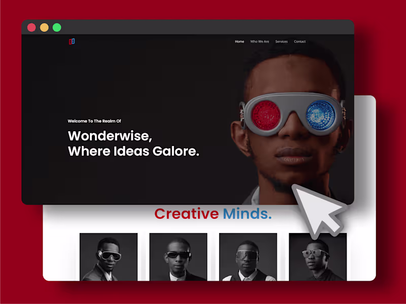 Cover image for Responsive Website Design for Wonderwise Productions