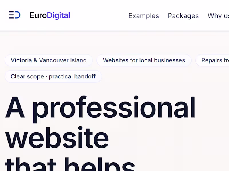 Cover image for EuroDigital — Web Development Studio & Portfolio