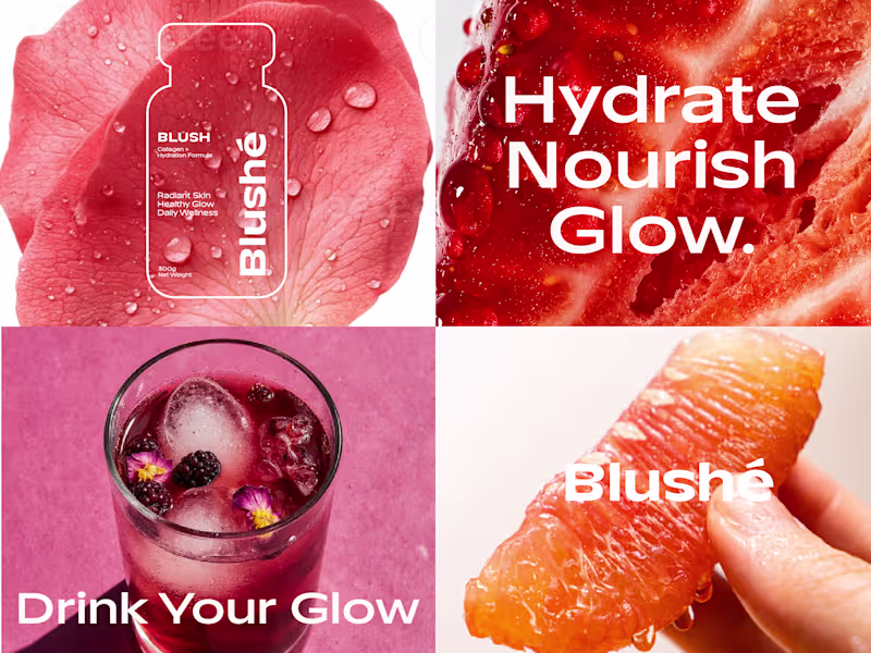 Cover image for Blushe- Supplement Brand Logo &