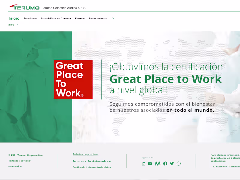 Cover image for Terumo Corporate Redesign