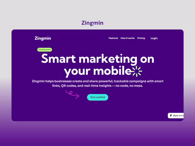 Cover image for Zingmin: WhatsApp Marketing & Landing Pages Tool