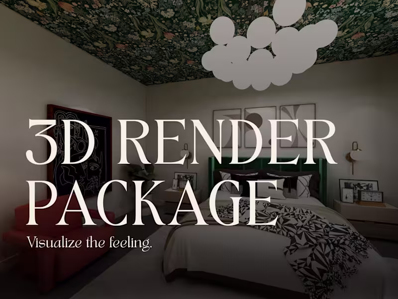 Cover image for Interior design package - from concept to purchase.