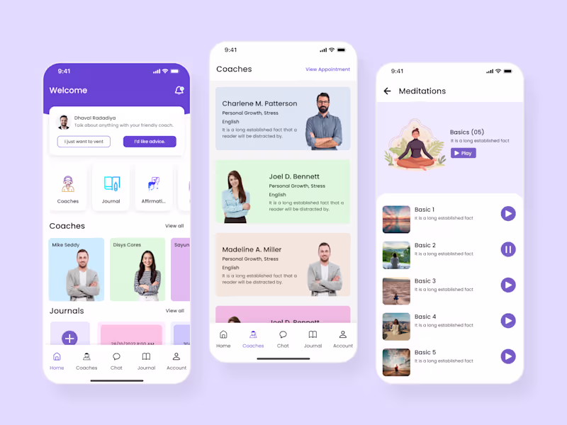 Cover image for Medirelax Mobile App UI/UX Design
