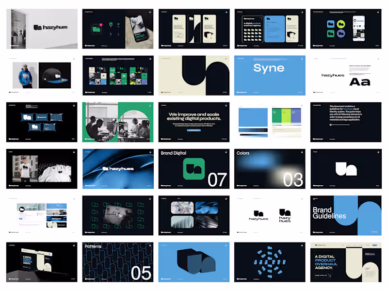 Cover image for Hazyhues logo & branding