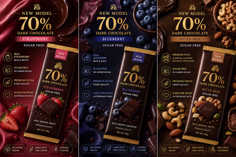 Cover image for 🍫✨ NEW MODEL — 70%