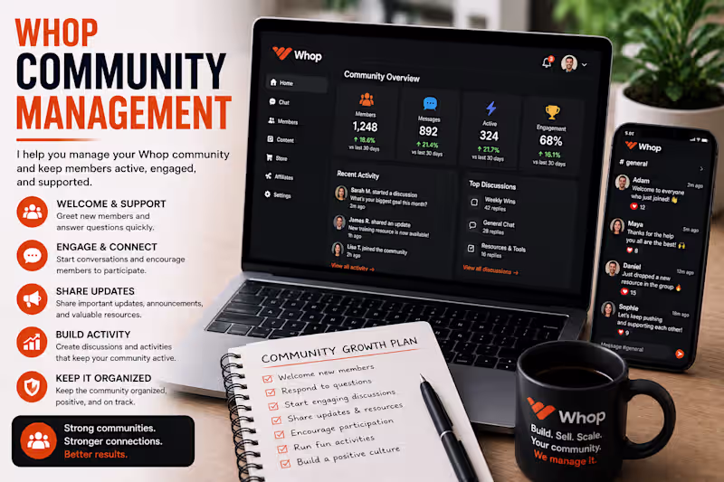 Cover image for Whop Community Management